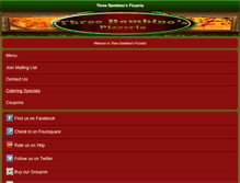 Tablet Screenshot of 3bambinos.com